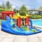 Costway Inflatable Bouncer Water Slide Bounce House Splash Pool